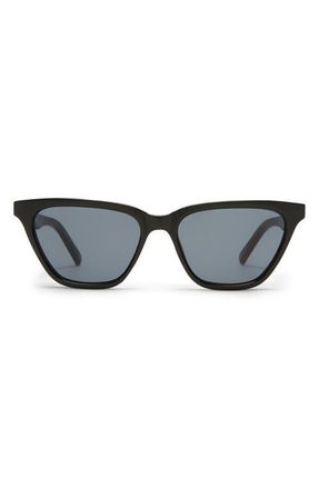 Le Specs Steadfast 51mm Gradient D-Frame Sunglasses in Black at Nordstrom