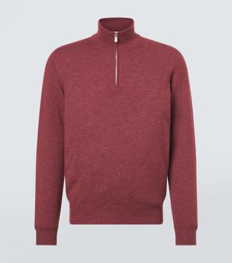 Brunello Cucinelli Cashmere half-zip sweater