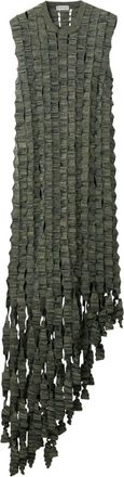 Burberry crocheted silk-blend midi dress - women - Silk/Spandex/Elastane/Polyamide - S - Green