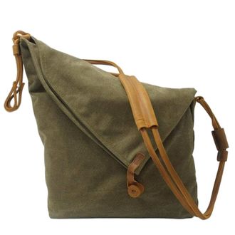 Generic NYSDM Retro Vintage Mens canvas leather Shoulder Bag Messenger Bag Sling male Cross-body