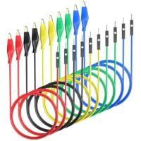 OEM Clips De Conexi&oacute;n Macho Para Placas De Prototipos, Cables De Prueba De Silicona Suaves Y Flexibles Para Ensayos El&eacute;ctricos - Crezuo