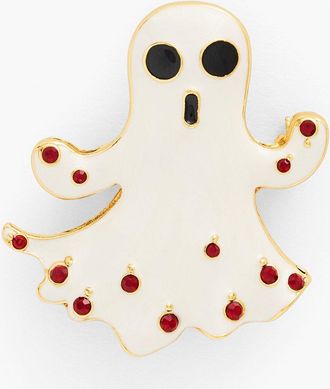 Talbots Ghost Brooch - Ivory/Gold - 001 Talbots