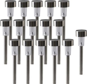 N&auml;ve 0 Naevejuego De 16ledsolarexteriorspikesteel-blankdawntodusksensorip44