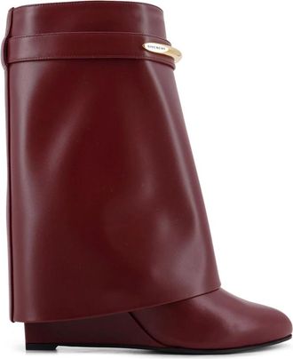Givenchy High Boots, female, Purple, Size: 8 1/2 US Shark Ankle Boots