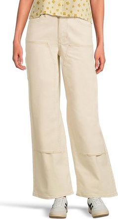 Toad&Co Balsam Wide Leg Utility Pants Womens Clothing Natural : 12 30.5, Cotton/Elastane