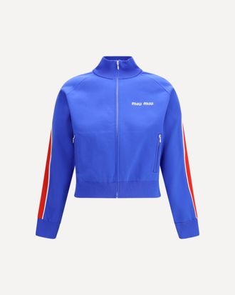 Miu Miu Zip-up Sweatshirt Female 42