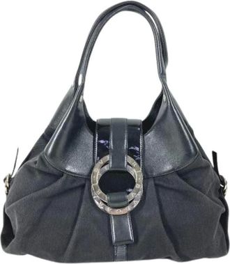 Bulgari Pre-owned Handbags, female, Black, Size: ONE SIZE Pre-owned Chandra Shoulder bag