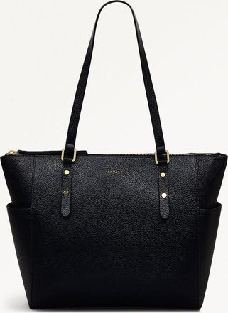 Radley London Black Large Ziptop Shoulder Bag Silk Street AW25 Radley London