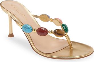 Gianvito Rossi Shanti Thong 70 Sandals in Mekong at Nordstrom, Size 41.5