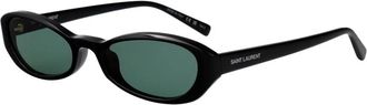 Saint Laurent Sue Zonnebril - Dames - Zonnebrillen - Zwart - 51 MM - Accessoires