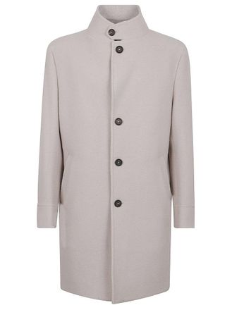 Eleventy Refined Stand Collar Coat