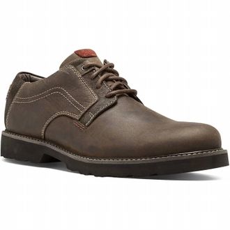 Dunham Mens Revdusk Lace Up Oxford Shoes In Brown Smooth