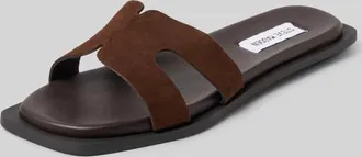 Steve Madden Slipper aus echtem Leder Modell Sofia in Dunkelbraun, Gr&ouml;&szlig;e 36