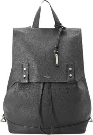 Saint Laurent Vintage, unisex, Zwart, ONE Size, Leer, Pre-owned Backpack