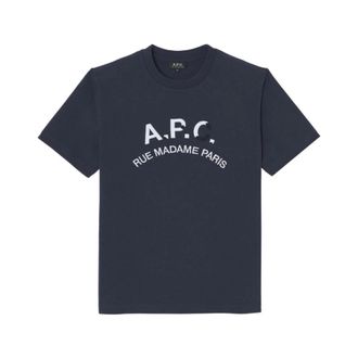 A.P.C. T-shirts and Polos - male - A.P.C. - T-Shirts - Blue - XL - Tops