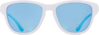 Body Glove BG 24 419 Polarized Blue Mirror Square Mens Sunglasses 10270151.CGR WHTBLU