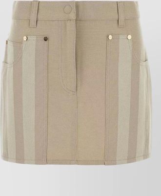Fendi cotton tailored shorts