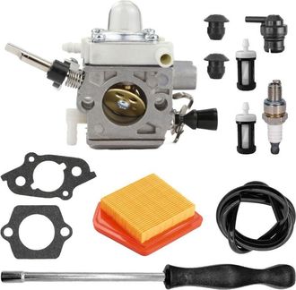 OEM Compatible Con El Kit De Carburador 4147-120-0625 Para Fs240, Fs240c, Fs240r, Fs240rc, Fs260c, Fs260r, Fs360c Y Fs410c, Que Incluye Filtro De Aire 414