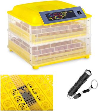 MSW Bike Accessories Incubatrice Automatica Per Uova 96 uova Lampada Sperauova Inclusa Completamente