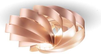 Linea Zero Linea Zero - Plafoniera Moderna 3 Luci Luci Flat In Polilux Rame D70 Made In Italy