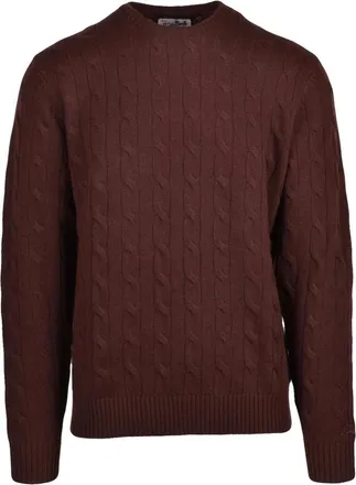 MC2 Saint Barth Truien & Vesten, Heren, Bruin, L, Wol, Pullover met ronde hals