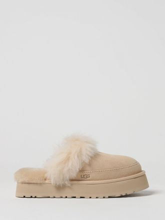 UGG Sabot Disquette Chalet Ugg in camoscio e pelliccia