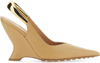 Bottega Veneta Brown Slingback Pumps