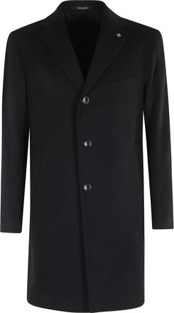 Tagliatore Cappotto Monopetto - Heren - Mantel - Zwart - M - Jassen