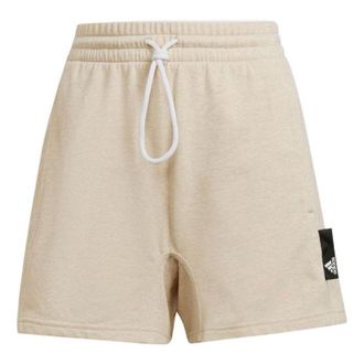 adidas (WMNS) adidas Sportswear Studio Lounge Shorts Beige HE3092