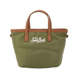 MC2 Saint Barth Tote Bags, female, Green, Size: ONE SIZE City Bag Mini Nylon