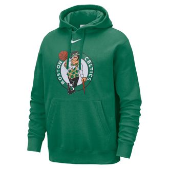 Nike Boston Celtics Club Nike Mens NBA Pullover Hoodie in Green | HM5887-313