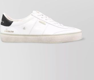 Golden Goose distressed lace-up sneakers rubber sole