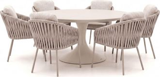 Suns + 15% kassakorting | SUNS Nappa/Nova &oslash;170cm dining tuinset 7-delig