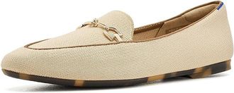 Rothy's The Double Bit Loafers Womens Flat Shoes Sand Dollar : 10.5 M, Polyester