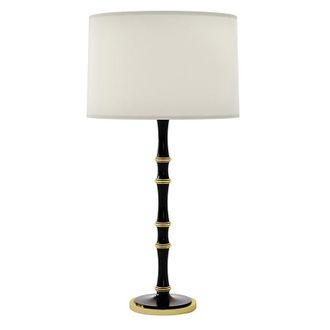Ballard Designs Iris Table Lamp - Black/Brass - Ballard Designs