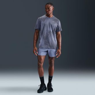 Nike Mens Stride Dri-FIT 5 Brief-Lined Running Shorts in Blue | DM4755-499