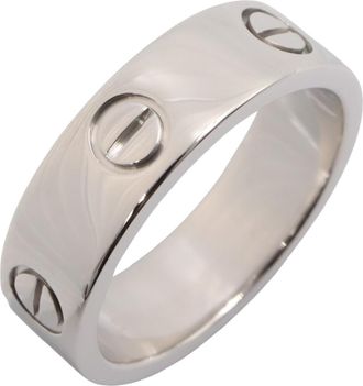 Cartier Silver White Gold (18K) Band Ring (Pre-Owned)