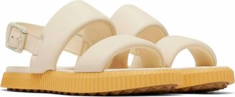 Sorel Womens Ona Streetworks Go-To Sandal In Honey White/yellow