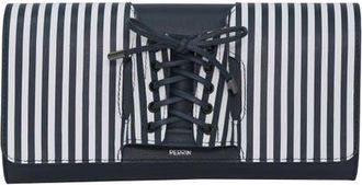 Perrin Paris LE CORSET CLASSIC CLUTCH in Navy White at Nordstrom