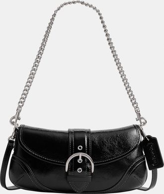 Coach Womens Soho Bag 25 - Black Leather - One Size