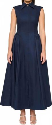Clea Chavela Maxi Dress In Navy