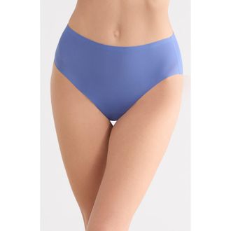 Chantelle Soft Stretch High Cut Briefs in Ocean Blue at Nordstrom