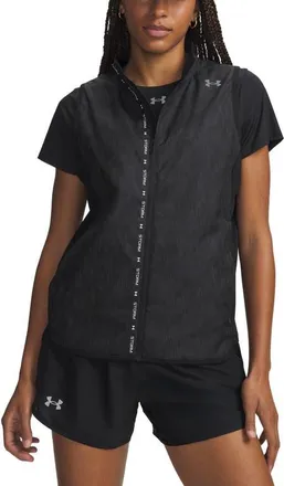 Under Armour Velociti Storm Water Repellent Performance Vest in 008 Ultimate Black at Nordstrom, Size X-Large