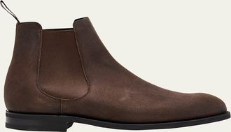 Churchs Mens Amberley R 2.0 Waxed Suede Chelsea Boots