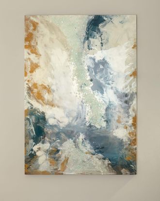 John-Richard Blue Gale Canvas Art by Mary Hong