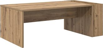 vidaXL Mesa De Caf&eacute; Roble Artisan 95 X 50 X 34 Cm Madera De Ingenier&iacute;a Vidaxl