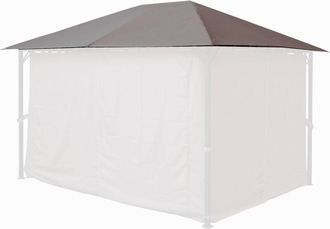 Quick-Star Quick-star - Ersatzdach 250g Garten Pavillon 3x4m Taupe / Beigegrau Ral 7006 Antik Pavillondach Ersatzbezug