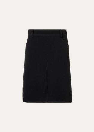 Akris Wool Mini Skirt