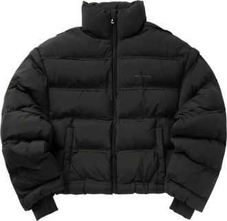 Daily Paper Clothing Piumino crop - Nero