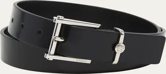 Versace Mens Column Leather Belt